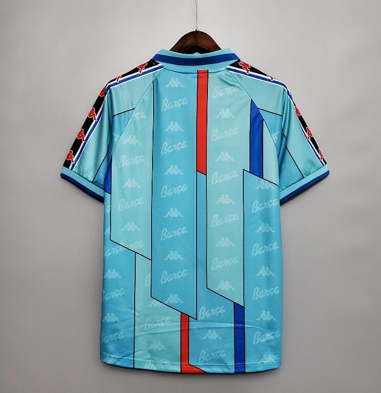 96 97 Barcelona away retro soccer jersey