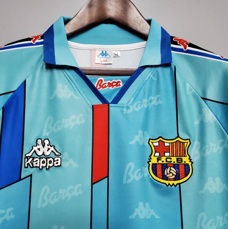 96 97 Barcelona away retro soccer jersey