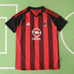 02 03 ac milan home retro jersey
