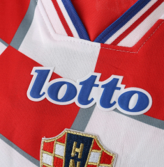 retro 1998 Croatia home jersey fans version men size s-xxl