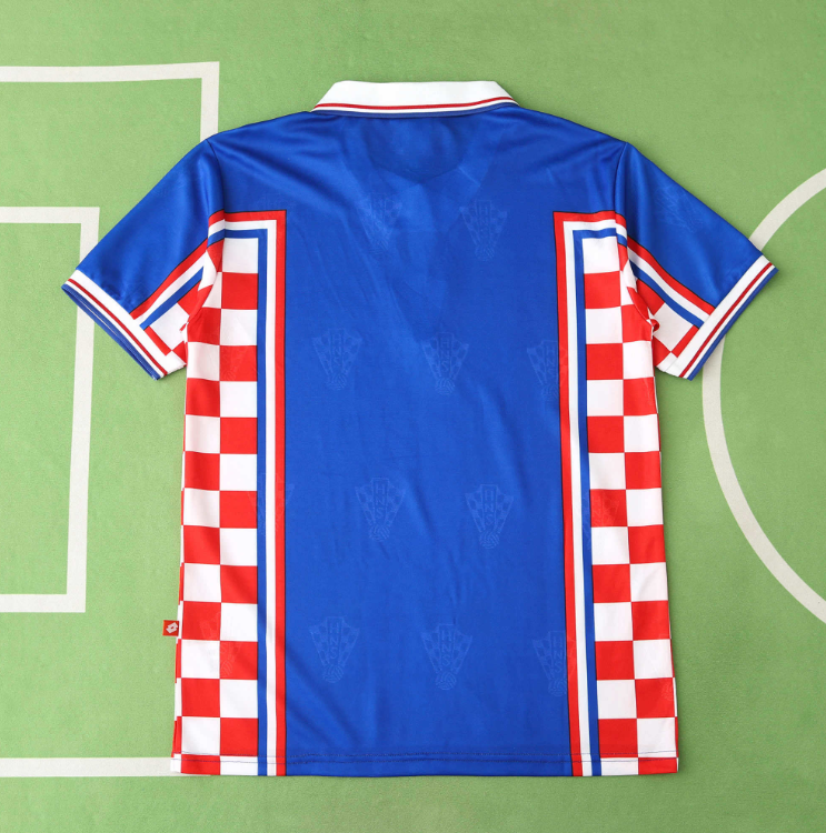 retro 1998 Croatia away jersey fans version men size s-xxl