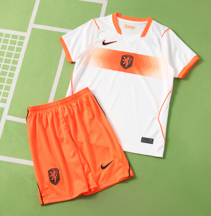 kids kit 2026 Netherlands away jersey