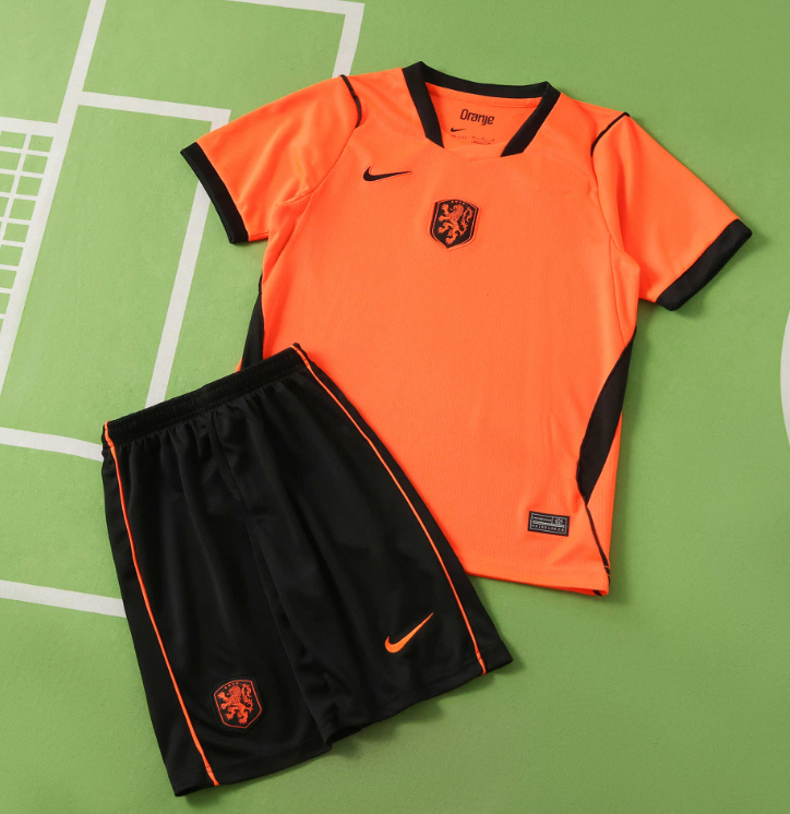 kids kit 2026 Netherlands home jersey