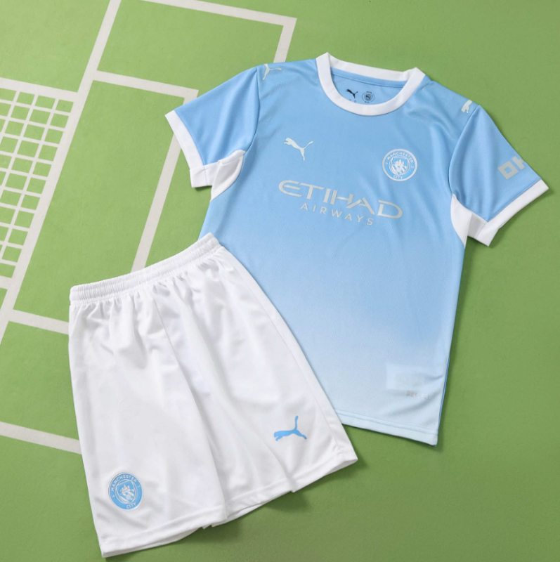 kids kit 26 27 manchester city home jersey