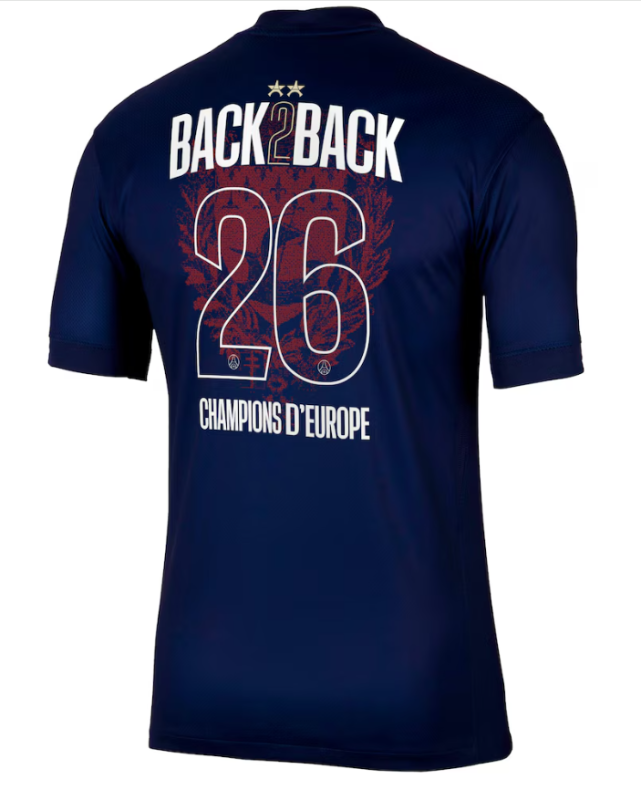 psg home 25/26 - Flocage Champions of Europe - 26