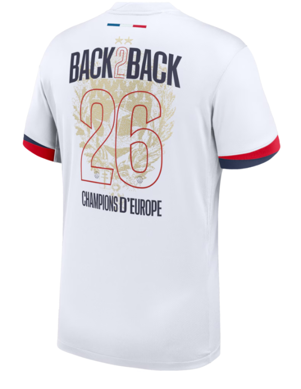 psg away 25/26 - Flocage Champions of Europe - 26