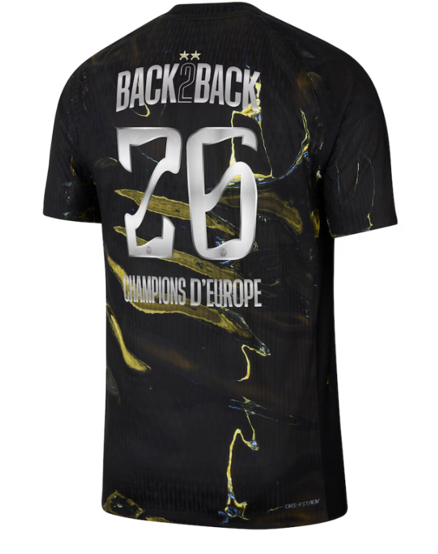 player version psg Night Edition 4th 25/26 - Flocage Champions of Europe - 26