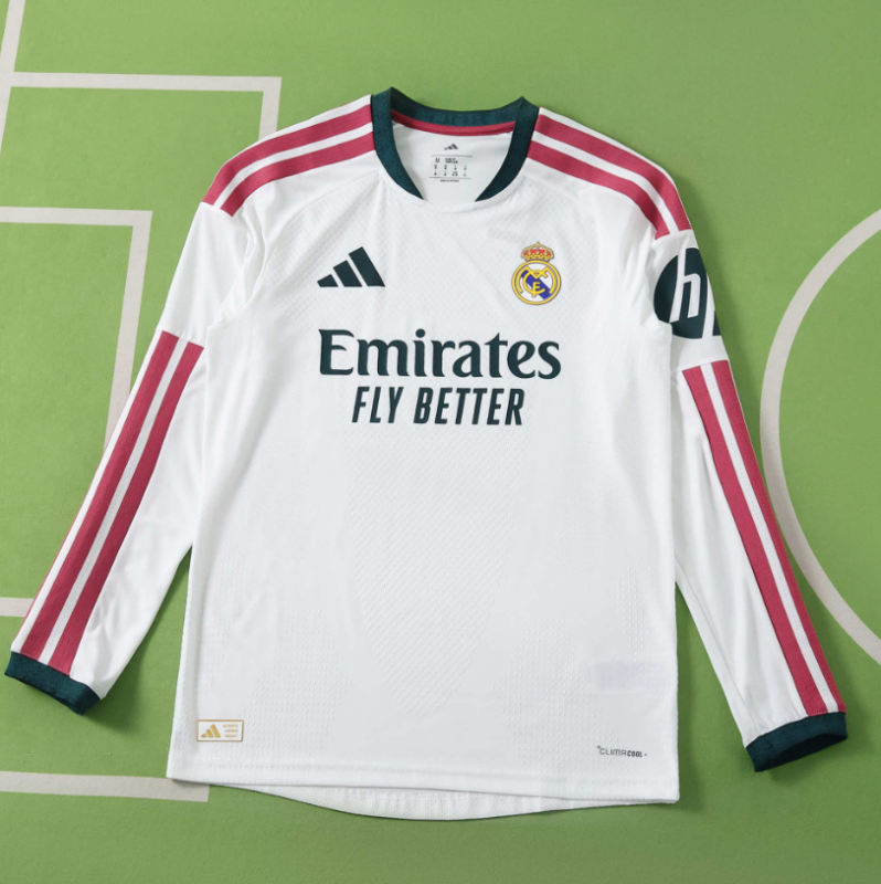 26 27 Real Madrid CF home Long sleeved Player version jersey