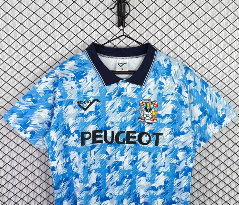92 94 Coventry city home retro soccer jersey