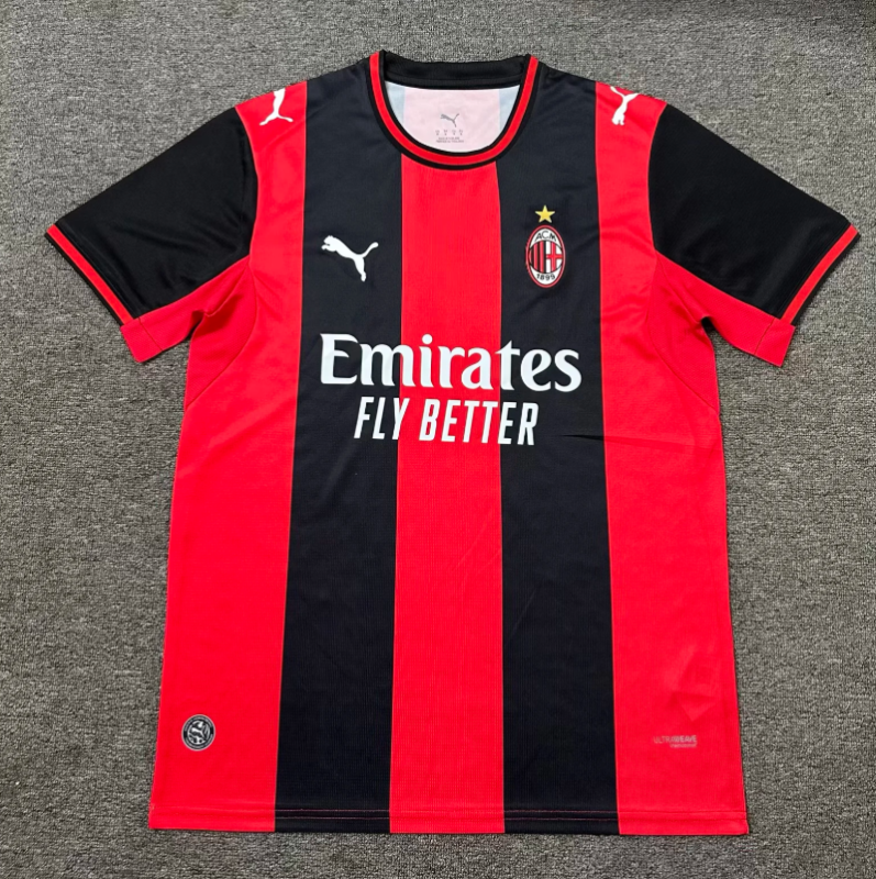 26 27 AC Milan home jersey