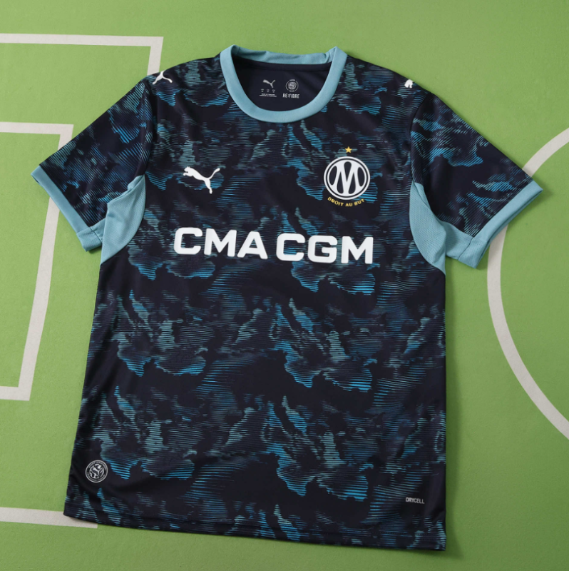26 27 marseille away jersey fans version men size s-4xl