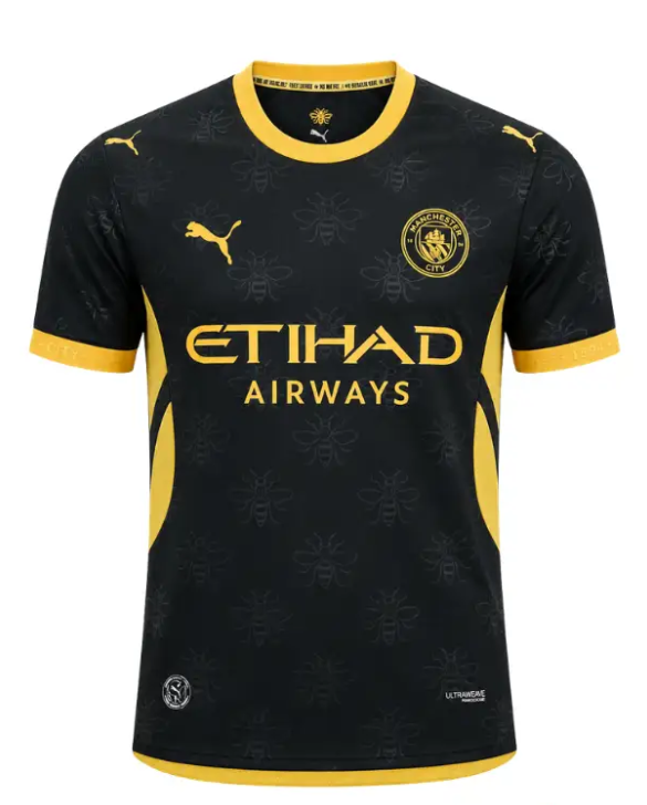 26 27 manchester city third jersey fans player men size s-xxl