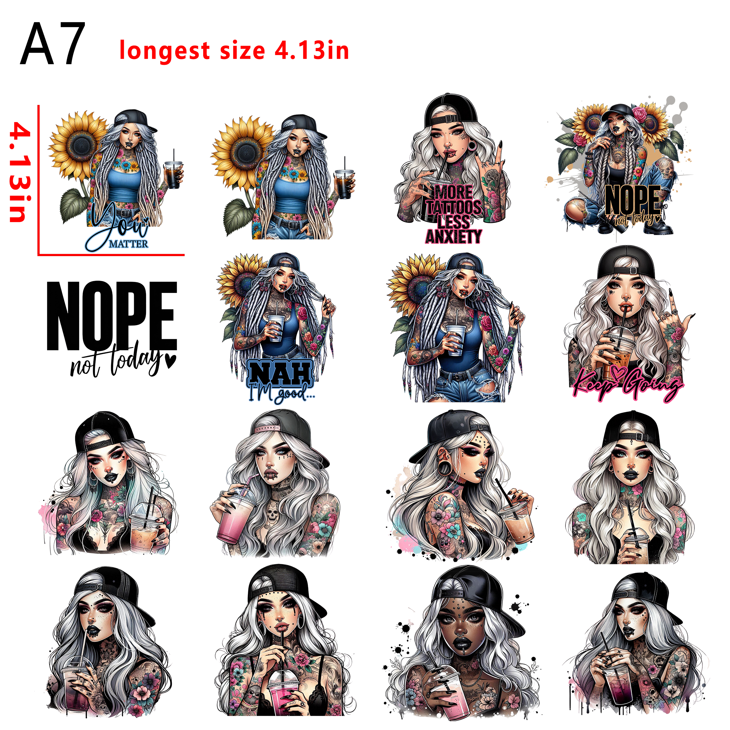 (A26) Mean Girls  bundle DTF heat transfer vinyl for T-shirt hoodies fabrics