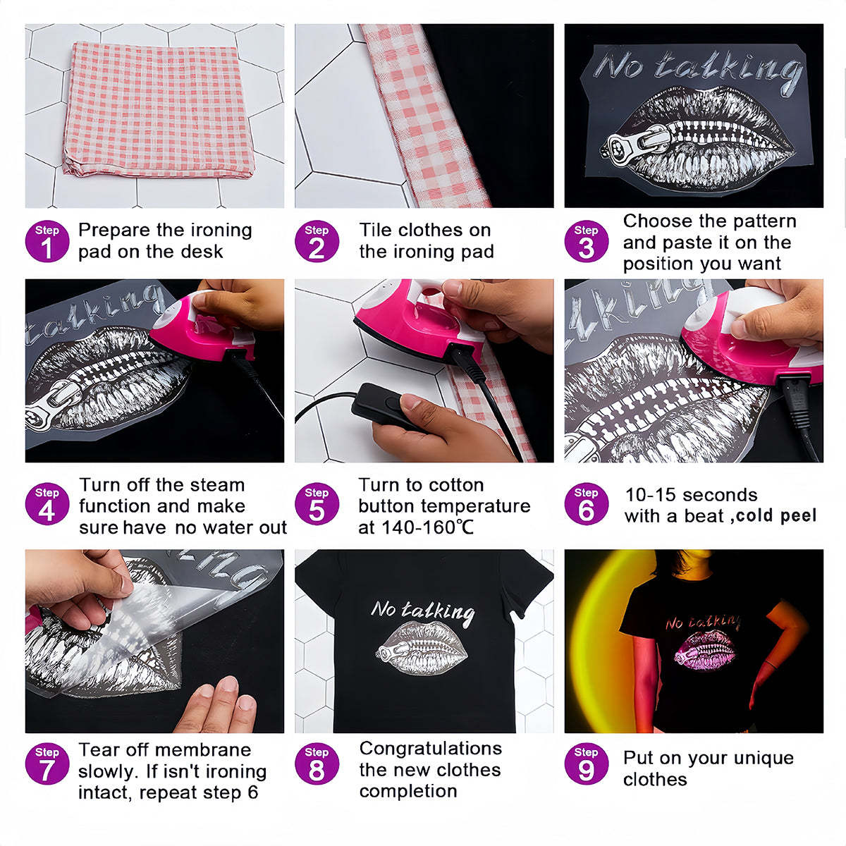 NFL Cowboys hello kitty kuromi  Football team bundle DTF heat transfer vinyl for T-shirt hoodies fabrics