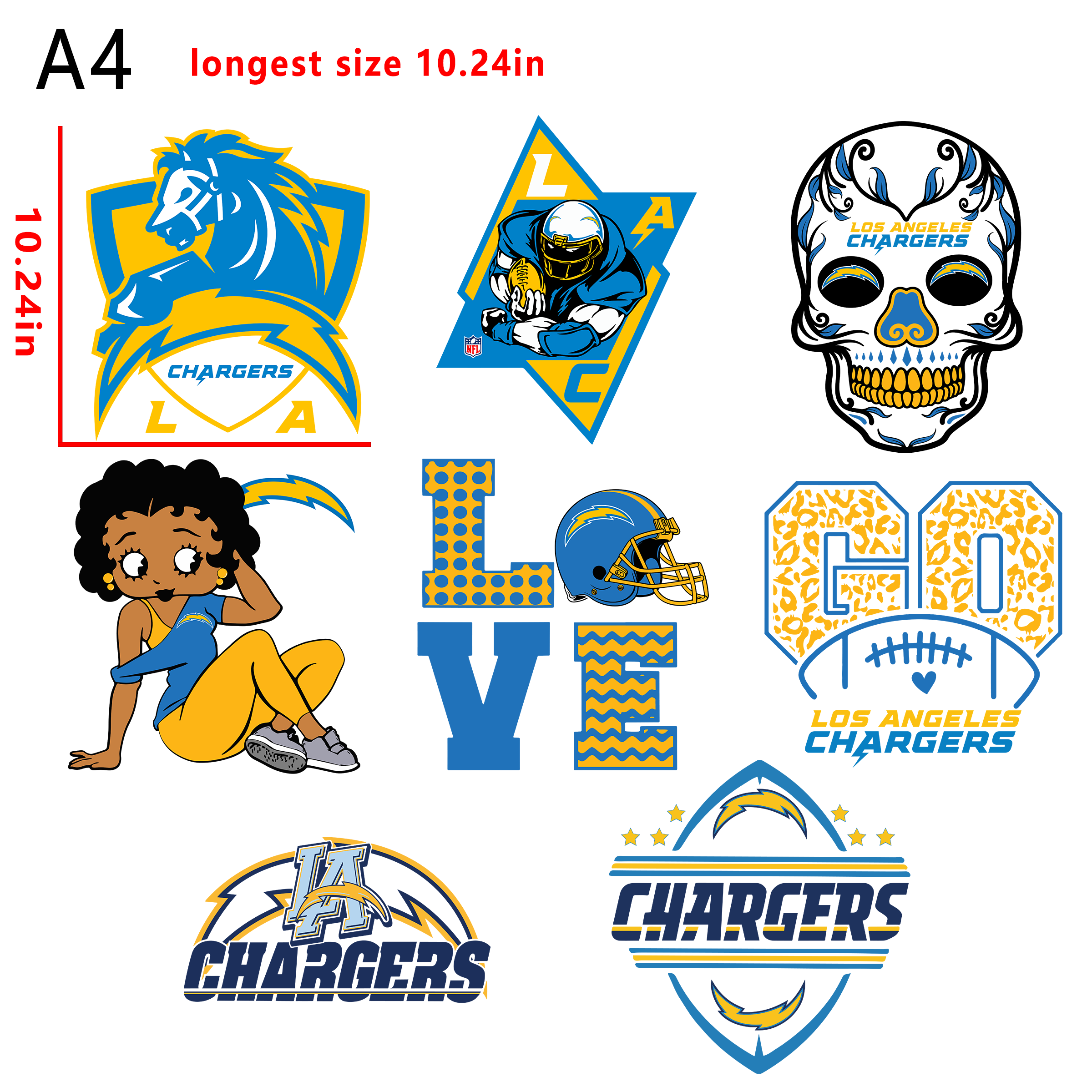 NFL Cowboys hello kitty kuromi  Football team bundle DTF heat transfer vinyl for T-shirt hoodies fabrics