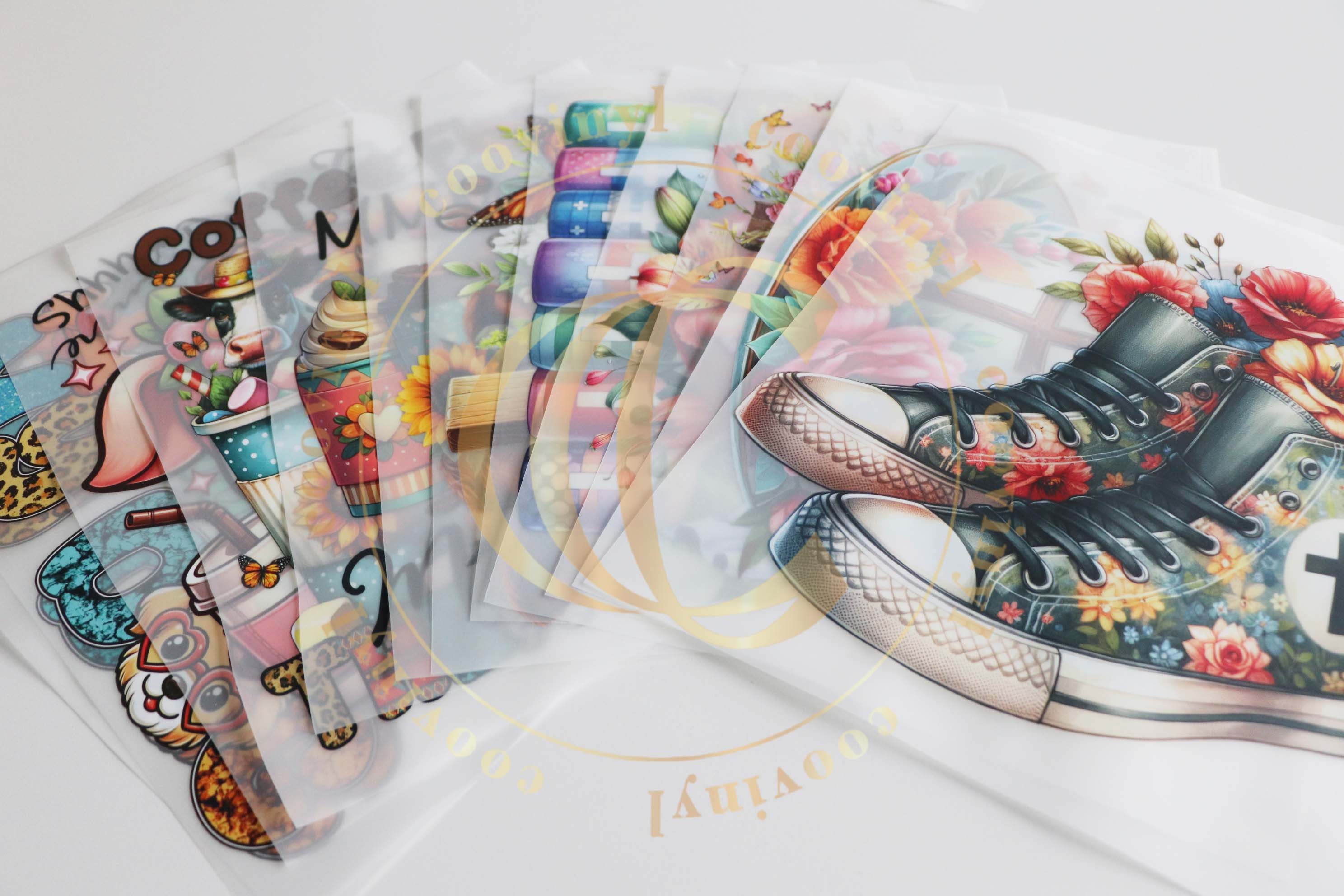 Demon Hunter Kpop Huntrix DTF heat transfer vinyl for T-shirt hoodies