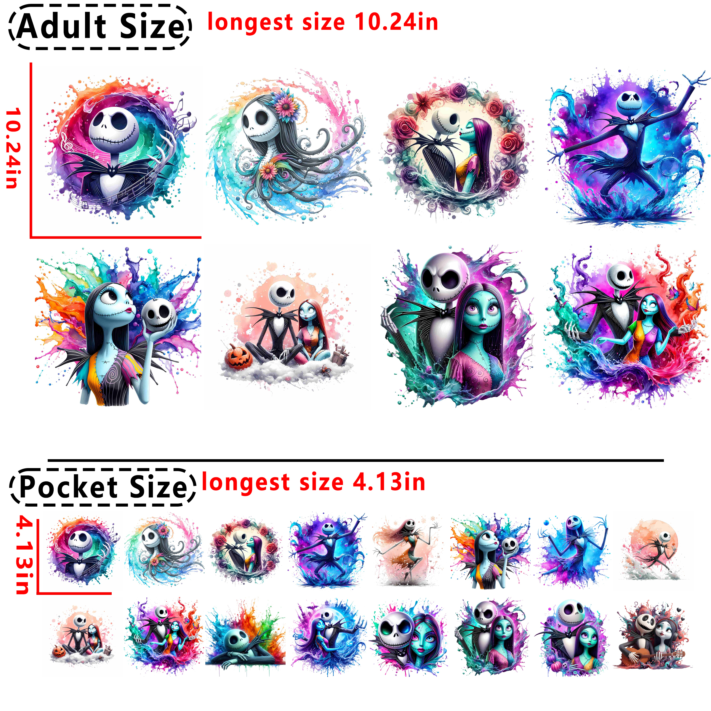 (C98) NBC DTF heat transfer vinyl for T-shirt hoodies