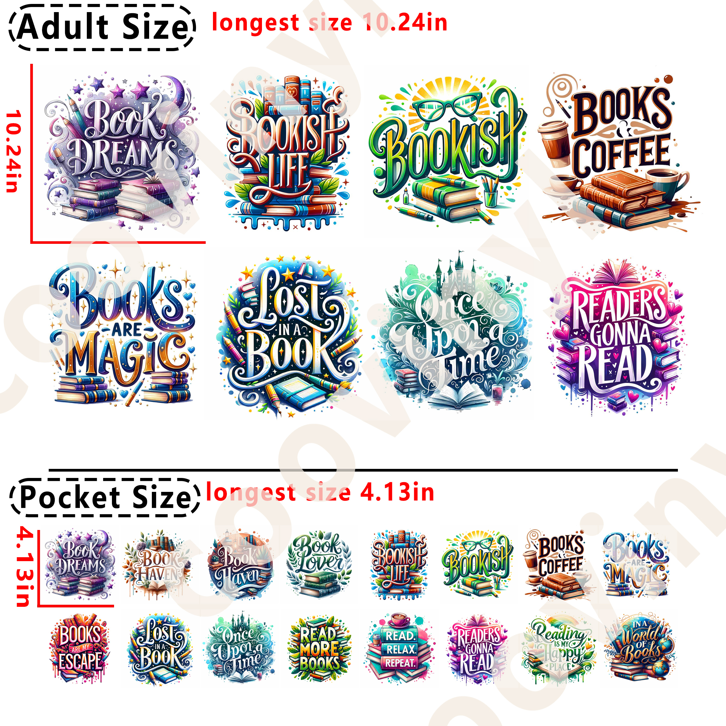 Book DTF heat transfer vinyl for T-shirt hoodies