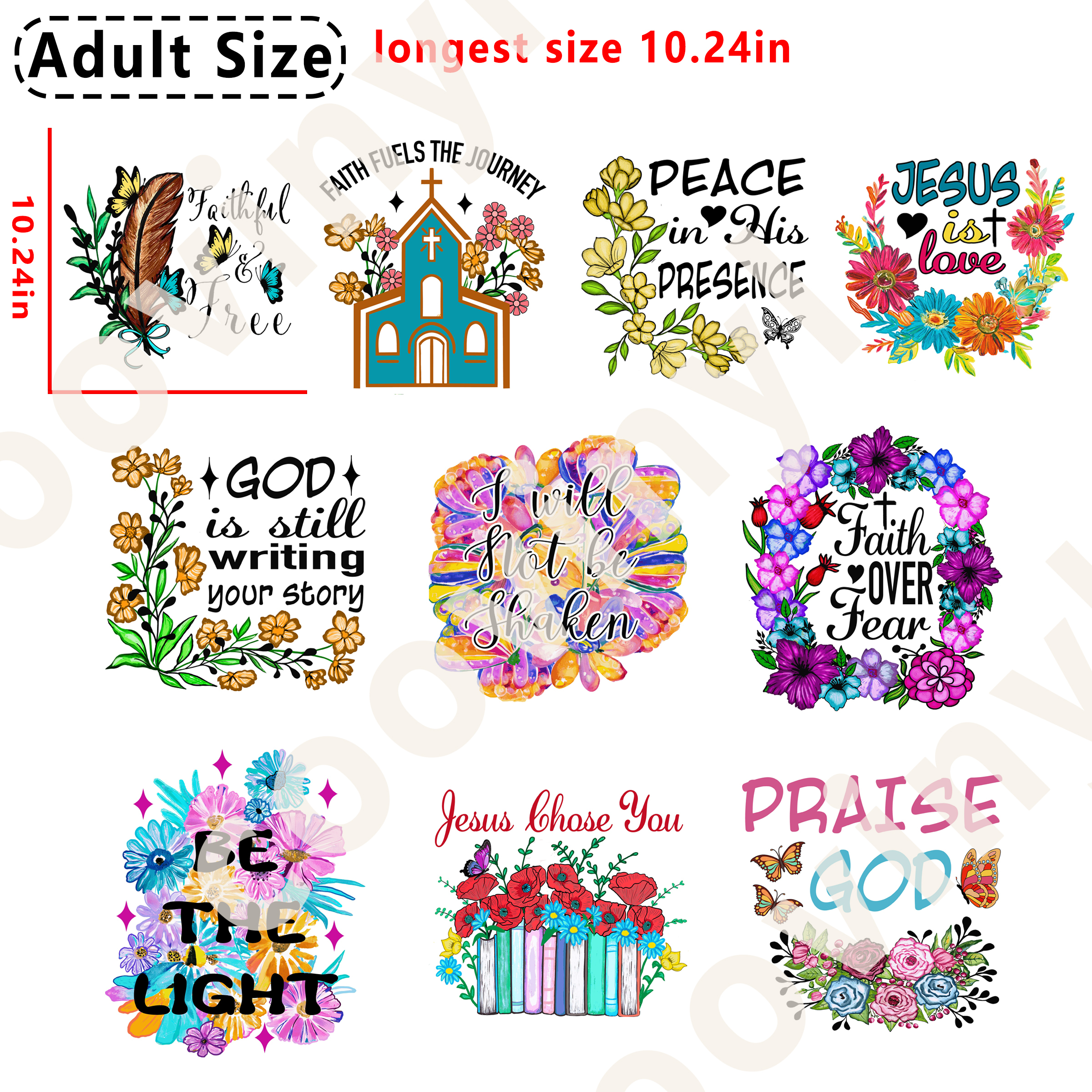 Faith DTF heat transfer vinyl for T-shirt hoodies
