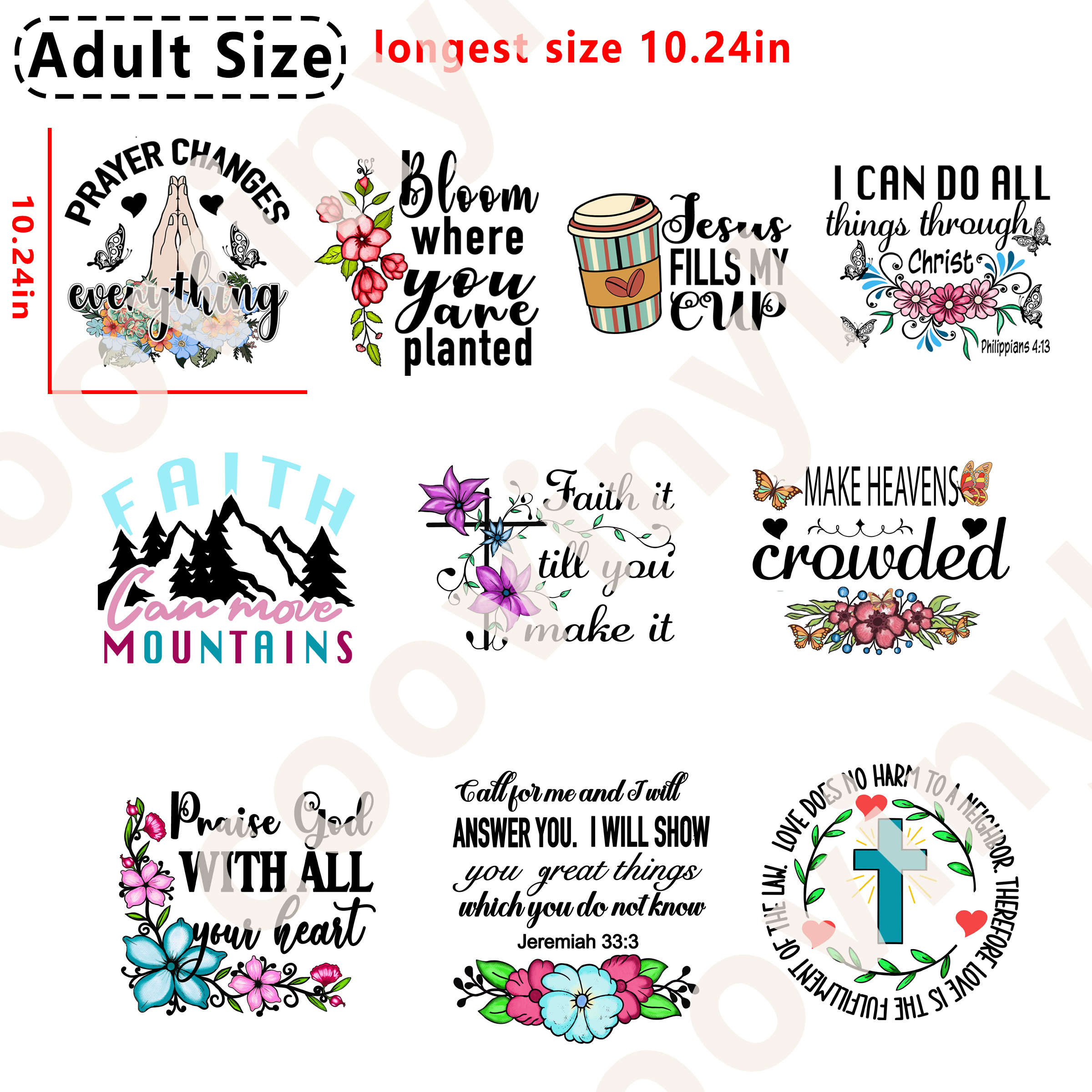 Faith DTF heat transfer vinyl for T-shirt hoodies