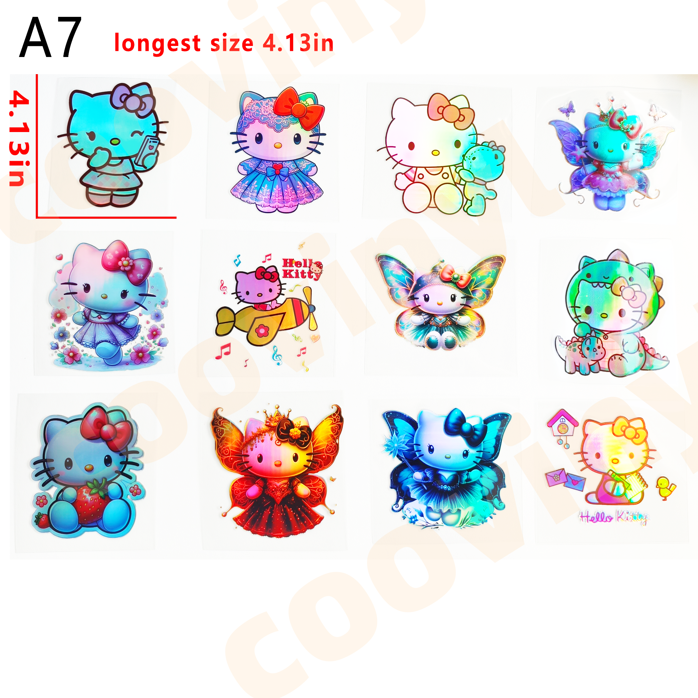 (F60) HK 12pcs 4inch UV DTF Cup Wraps for 16OZ tumblers Waterproof Acrylic Wraps for Cups Glasses &Smooth Objects Vivid Colors Strong Adhesion CustomizableStickers Decal Sticker Art Crafts Kit