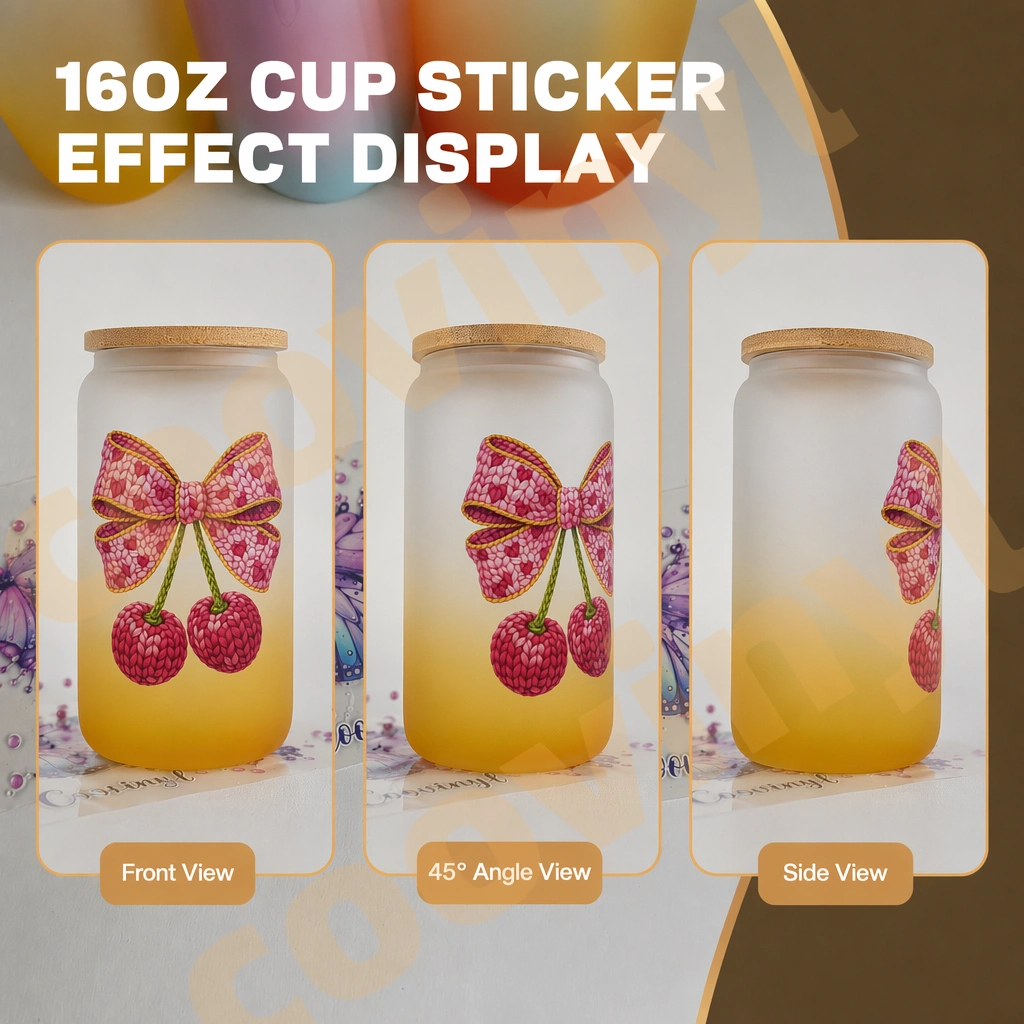 (K82) baby betty 10pcs 16OZ Tumbler Cup Wraps, Waterproof Fade ...