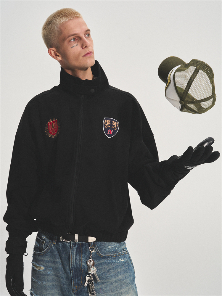 MEDAL COLLEGIATE ZIP HOODIE