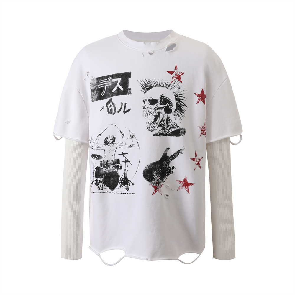 WHITE PUNK TRUNK TEE