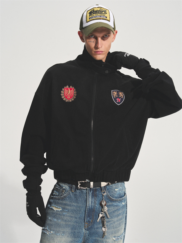 MEDAL COLLEGIATE ZIP HOODIE