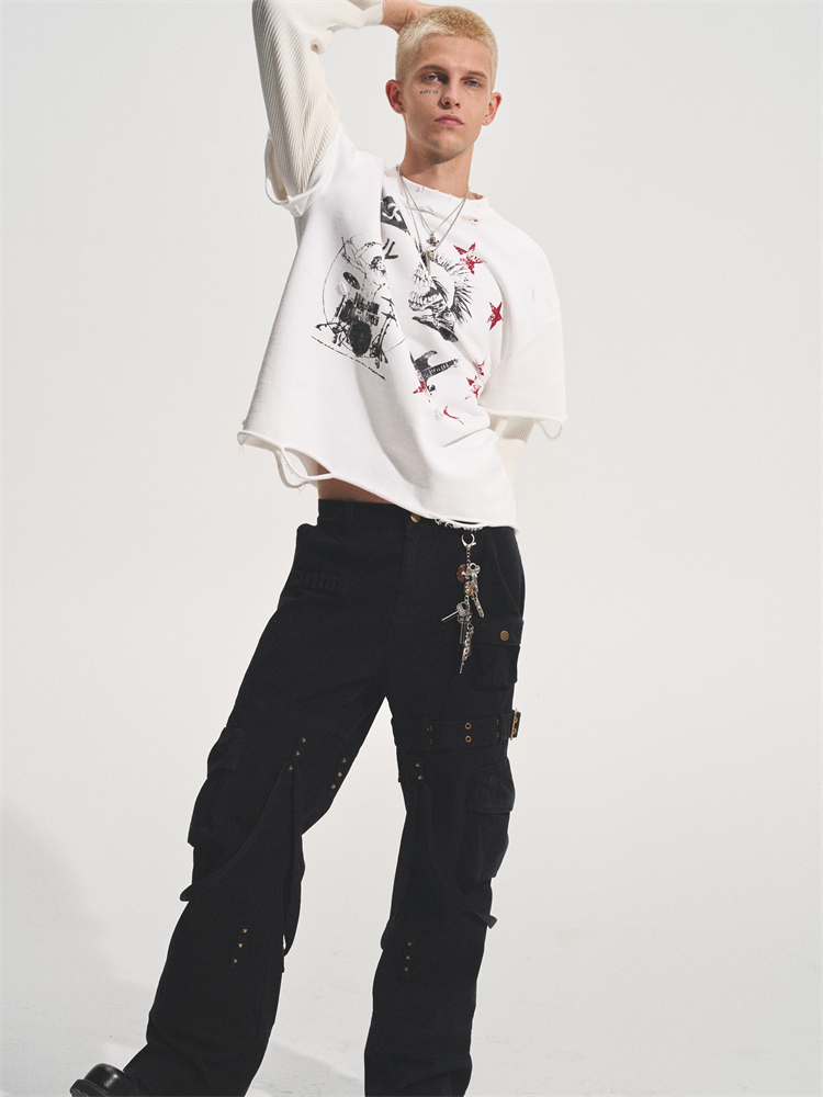 WHITE PUNK TRUNK TEE