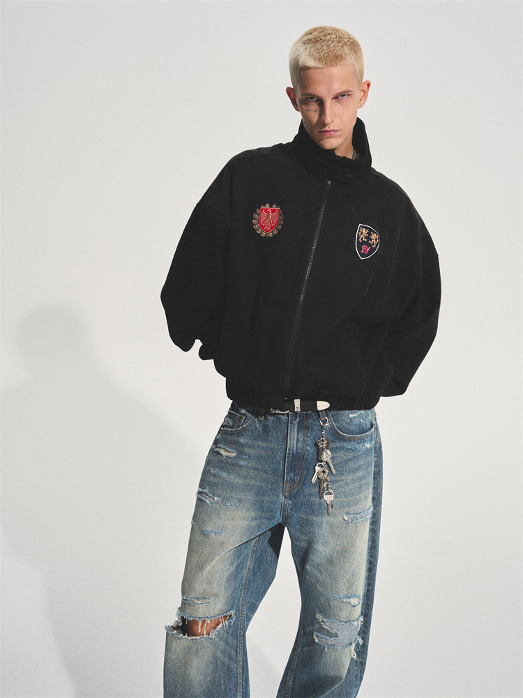 MEDAL COLLEGIATE ZIP HOODIE