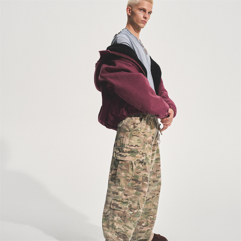 BURGUNDY  SOFTCORE CANVAS JACKET