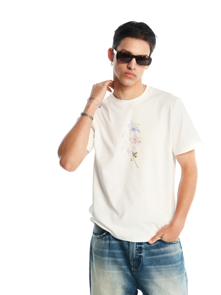 WHITE TRAGEDY AQUILEGIA TEE SHIRT