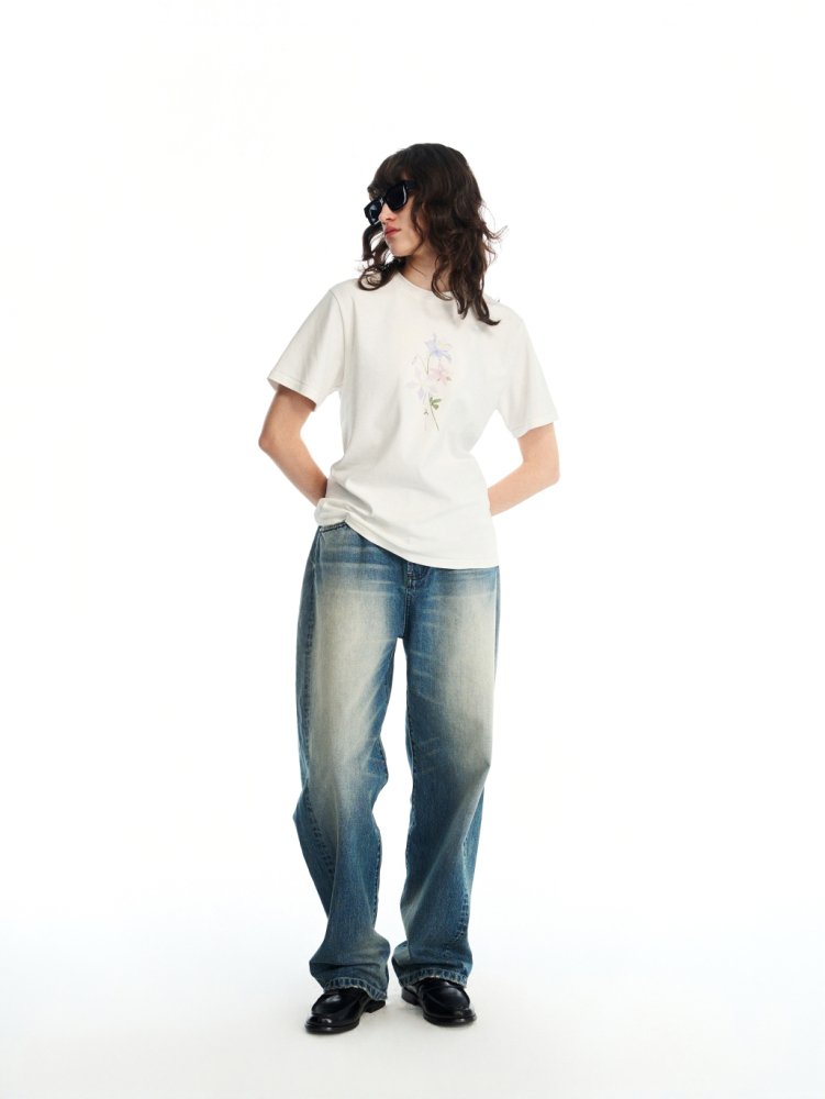WHITE TRAGEDY AQUILEGIA TEE SHIRT