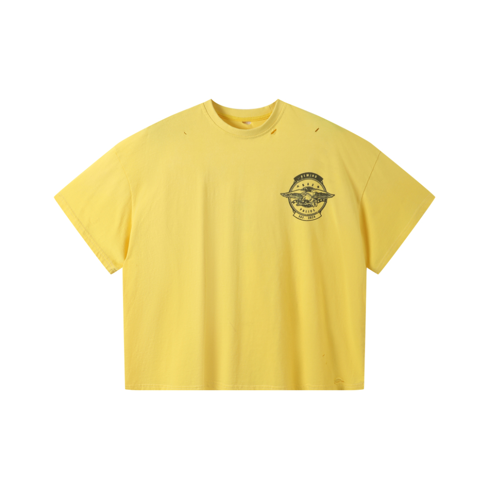 YELLOW FADED GLORY ADMIN YELLOW TEE SHIRT