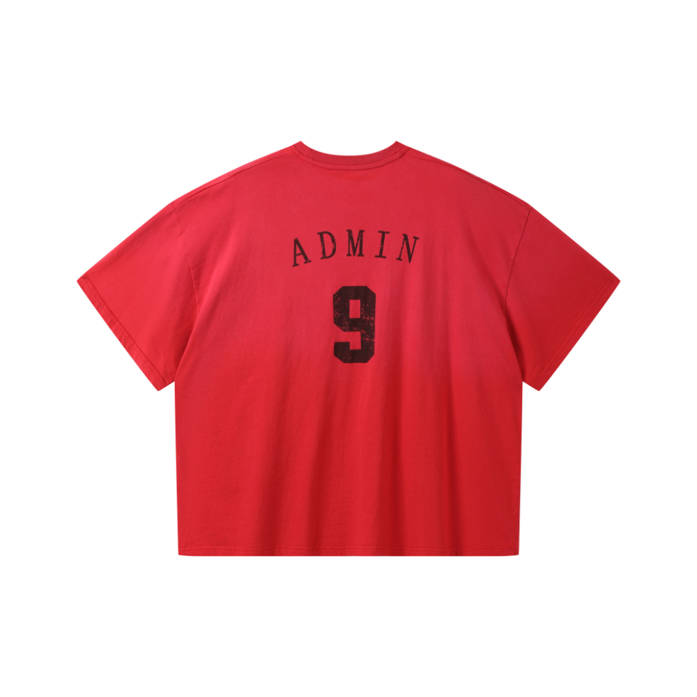 RED FADED GLORY ADMIN RED TEE SHIRT