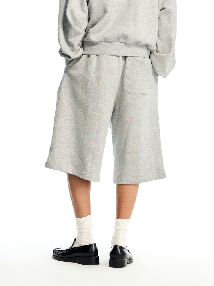 GREY SWEAT SHORTS