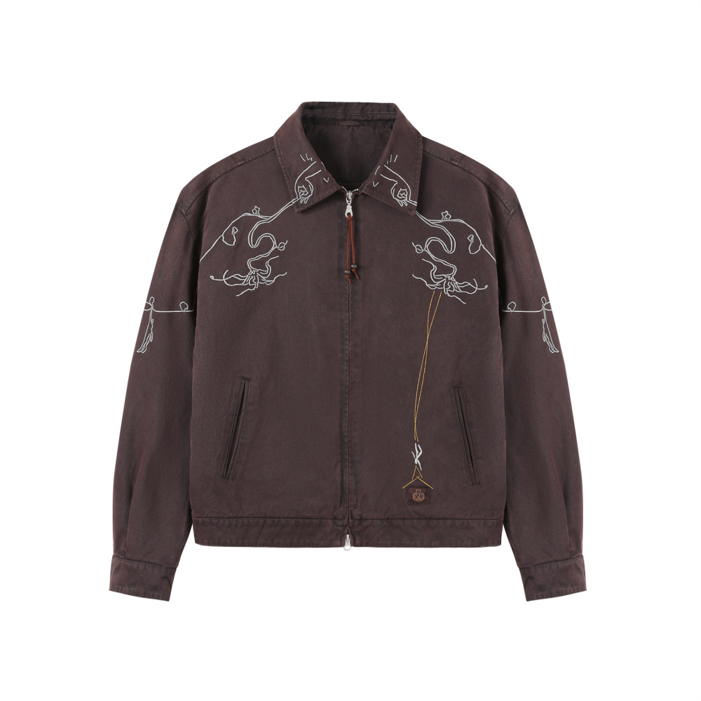 OTEM EMBROIDERED WORK JACKET