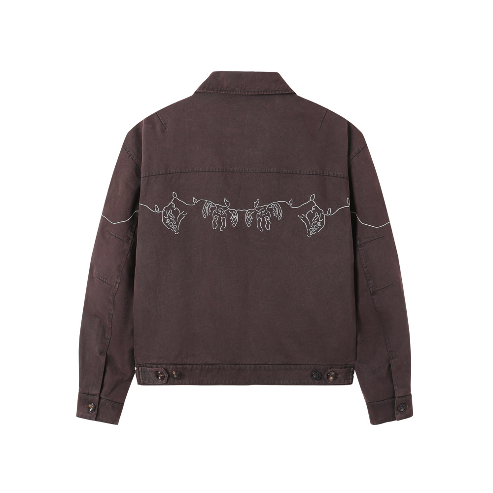 OTEM EMBROIDERED WORK JACKET