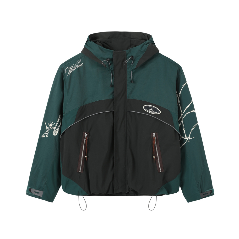 PSYCHO-NORM-CORE PARKA HARDSHELL IN GREEN