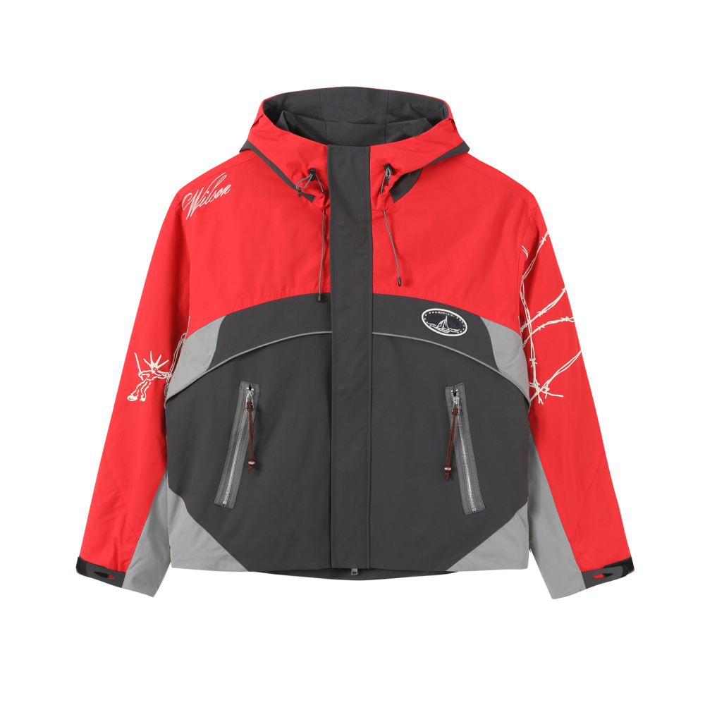 PSYCHO-NORM-CORE PARKA HARDSHELL IN RED