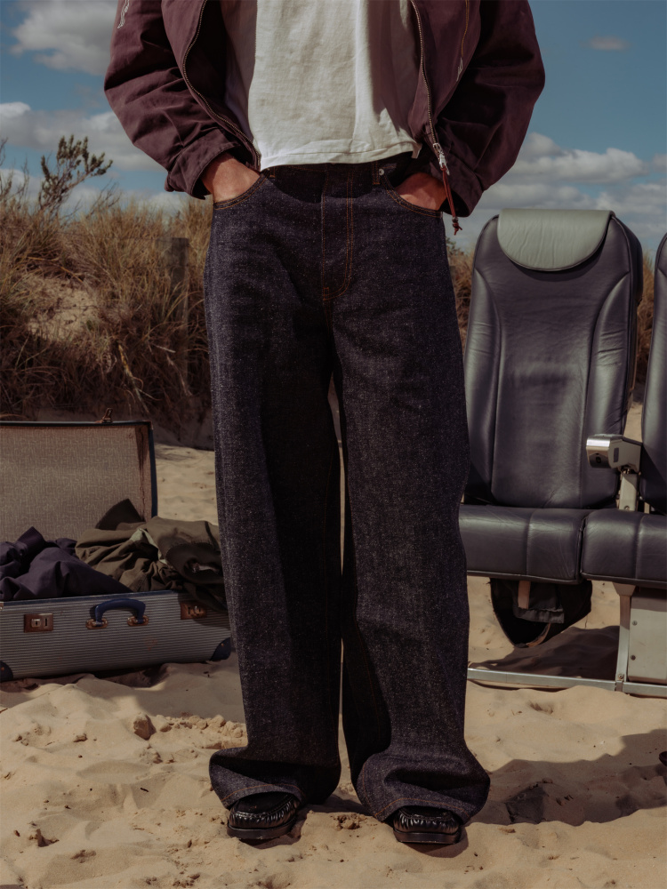 Kuroki HYPER-FUTURIST SELVEDGE BAGGY DENIM