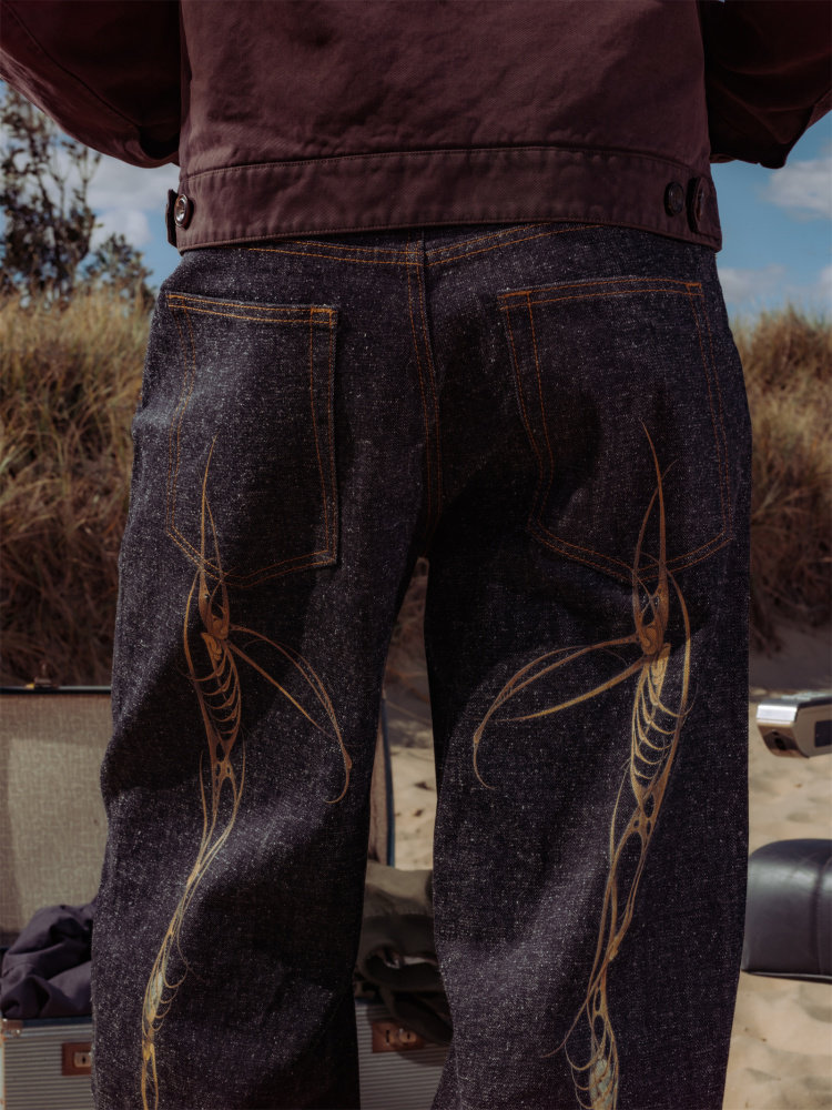 Kuroki HYPER-FUTURIST SELVEDGE BAGGY DENIM