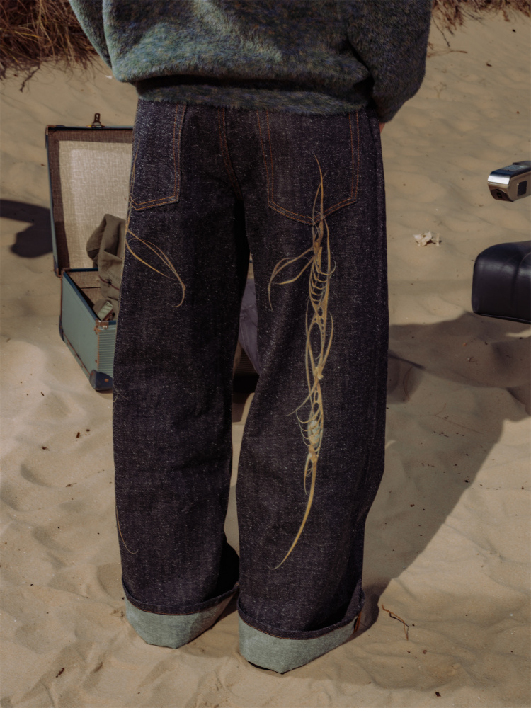 Kuroki HYPER-FUTURIST SELVEDGE BAGGY DENIM