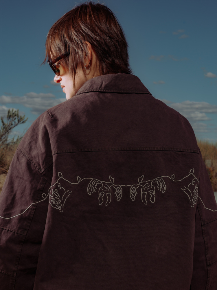 OTEM EMBROIDERED WORK JACKET