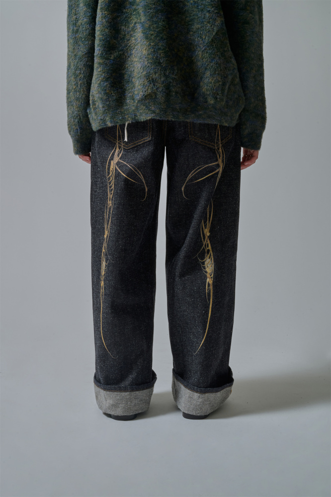 Kuroki HYPER-FUTURIST SELVEDGE BAGGY DENIM