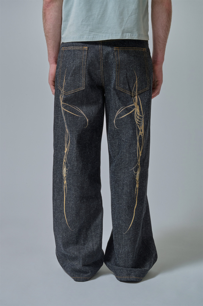 Kuroki HYPER-FUTURIST SELVEDGE BAGGY DENIM