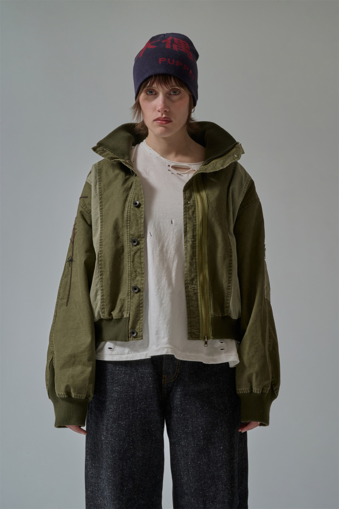WORRIERS MULTI PANEL FLIGHT JACKET