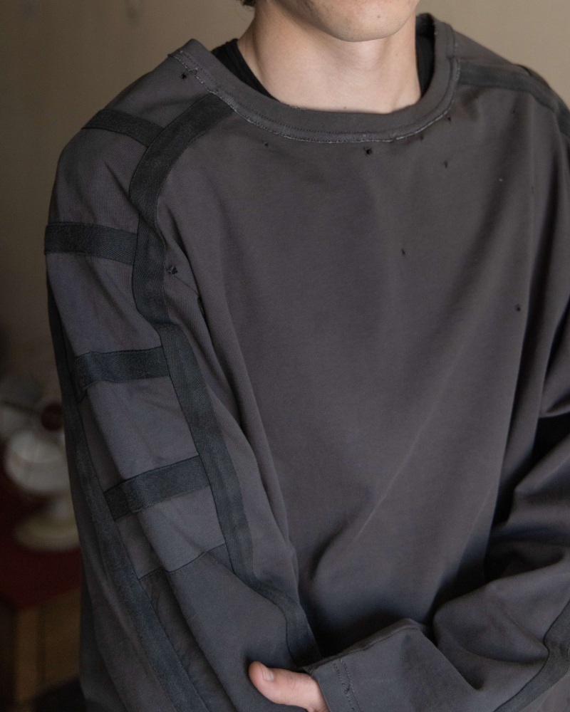 WEBBING CROPPED TSHIRT