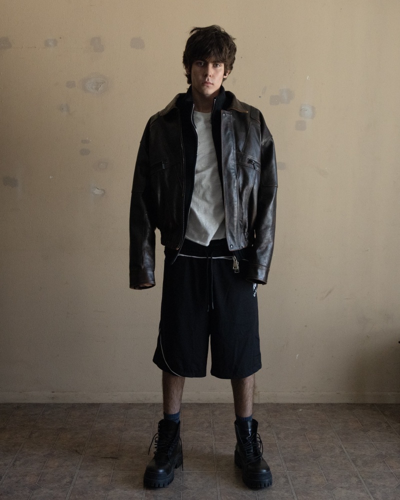 VINTAGE LEATHER BOMBER